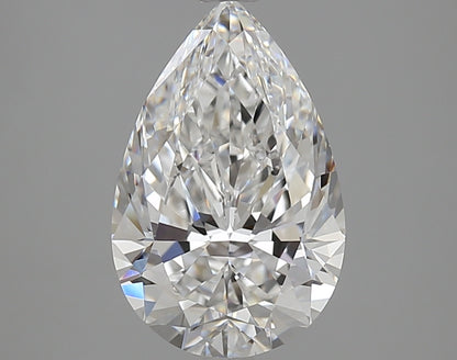 3 CT Pear Cut E-VVS2 Natural Diamond with GIA Certificate