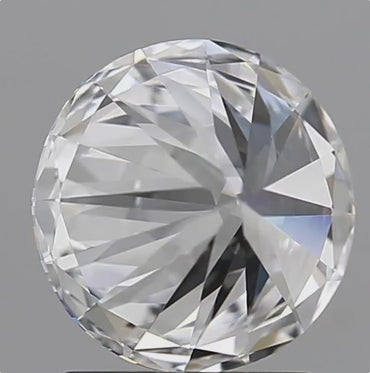 2 CT Round Cut D-VVS1 Natural Diamond with GIA Certificate