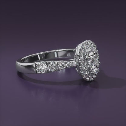 Riva Oval Diamond Ring - UDJLR01