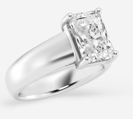 Custom Made Jewelry - Widen Shank Ring