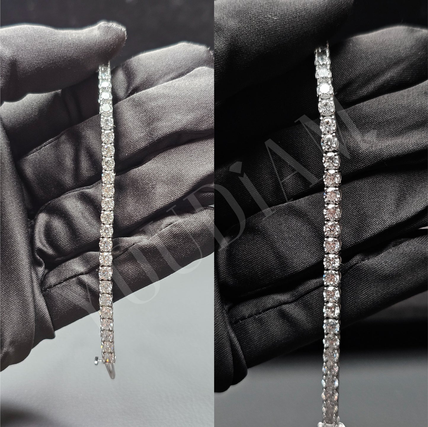 2.50mm Tennis Bracelet with Round Lab Diamonds (D-F, VVS-VS)