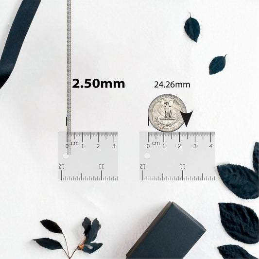 2.50mm Tennis Bracelet with Round Lab Diamonds (D-F, VVS-VS)