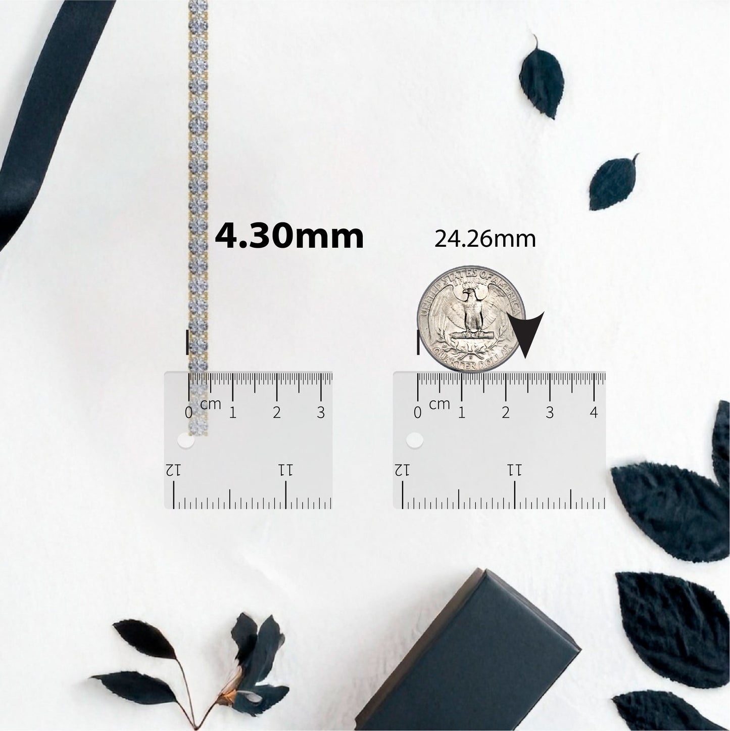 4.30mm Tennis Bracelet with Round Lab Diamonds (D-F, VVS-VS)