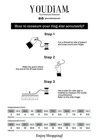 Ring size guide